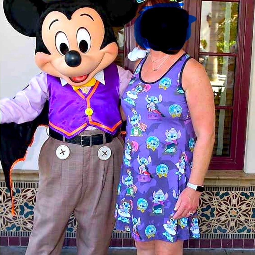 NWT Disney Haunted Mansion Stitch Racerback Dress